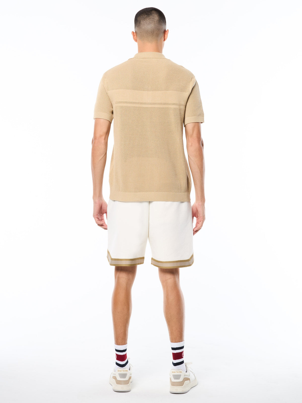 Sabino Knit Polo-Mojave Desert