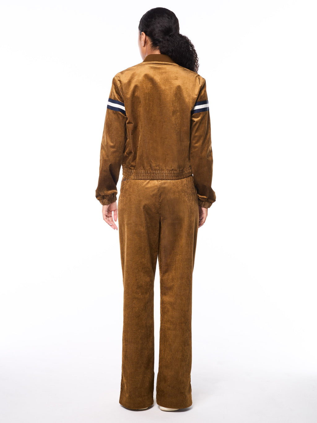 Women's Cordurato Track Jacket- Bronze Brown