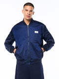 Piano Bomber Jacket-Maritime Blue