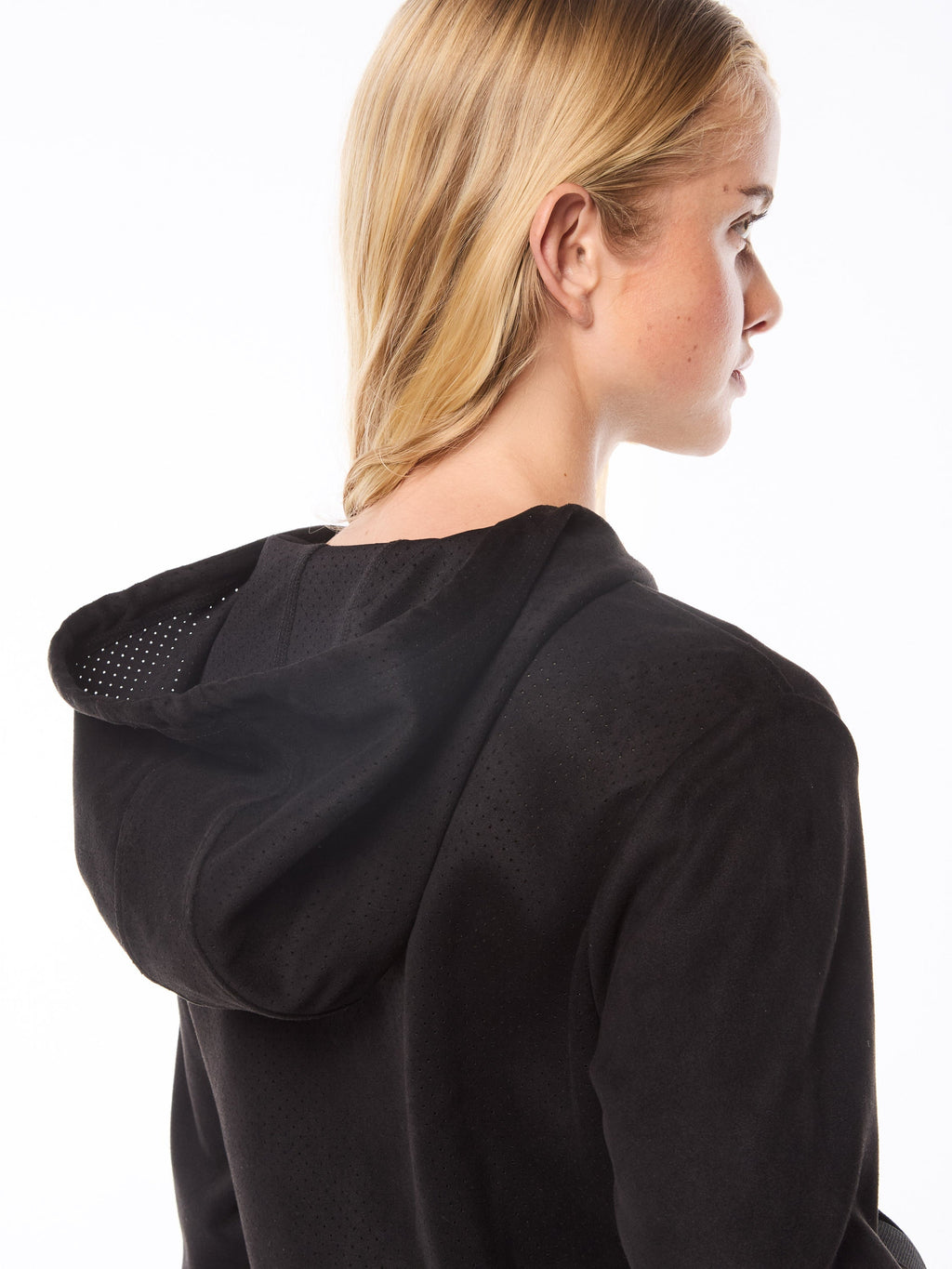 Women's Camoscio Hoodie- Black Beauty