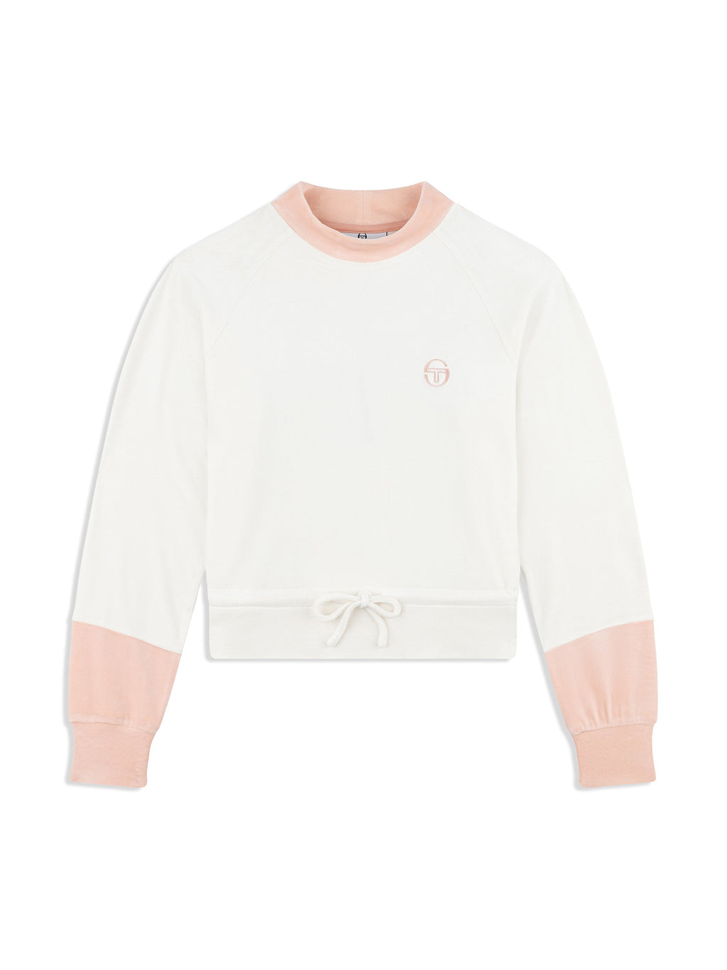 Lina Velour Top- Gardenia