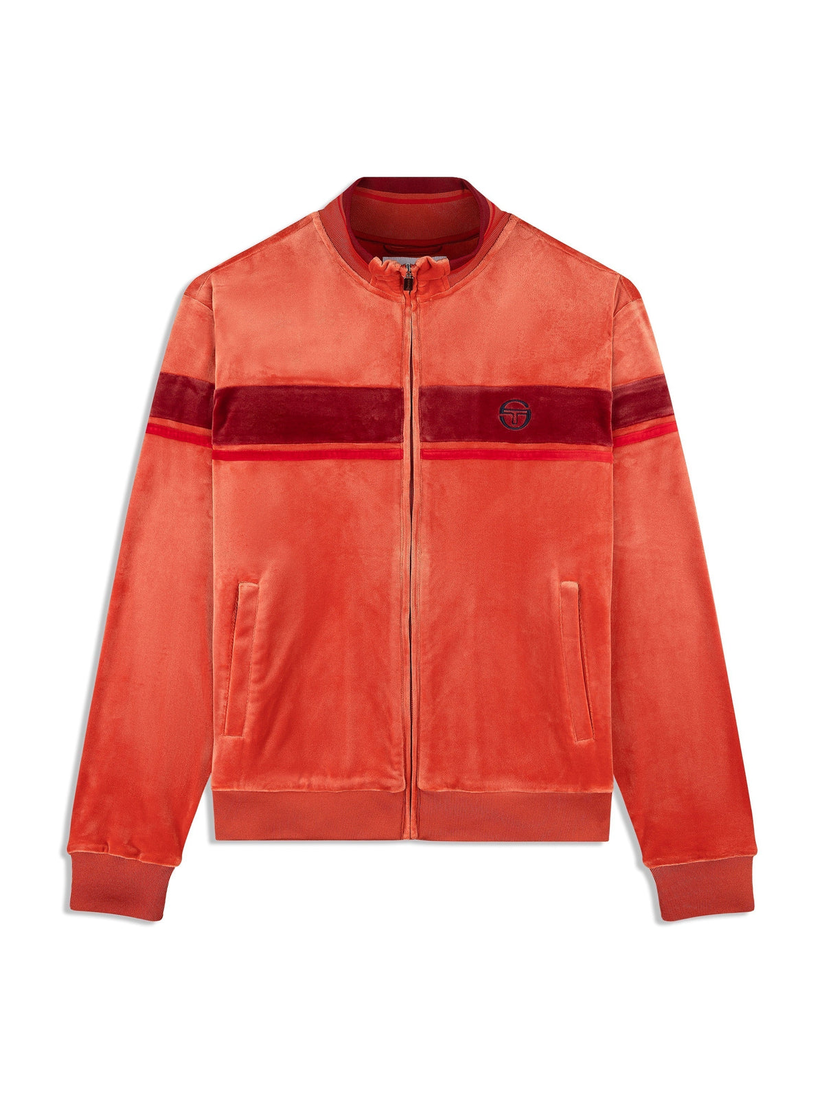 Damarindo Velour Track Jacket- Hot Sauce