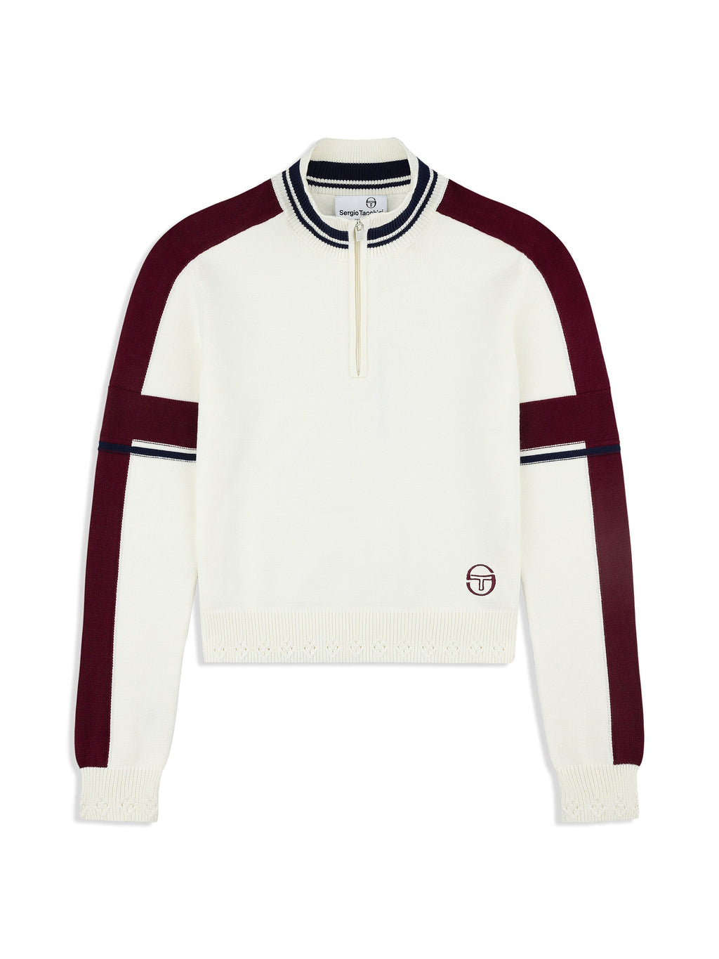 Nota Knit Quarter Zip- Gardenia