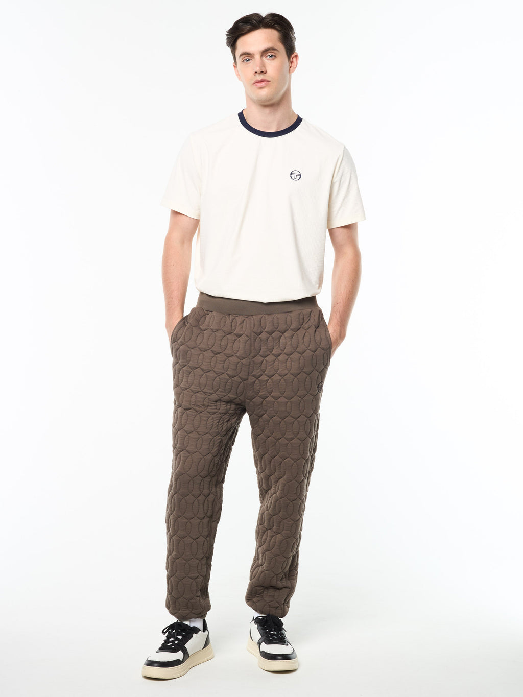 Aversa Quilted Sweatpant- Morel