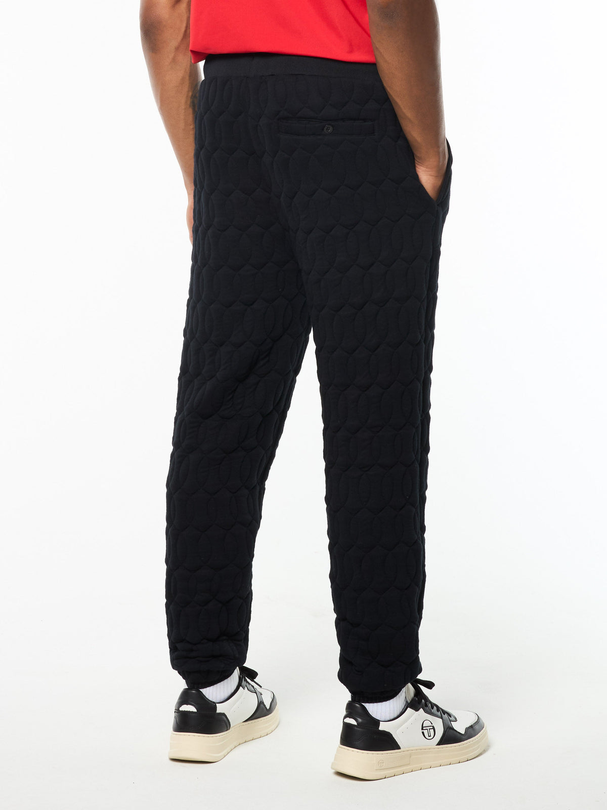 Aversa Quilted Sweatpant- Black Beauty