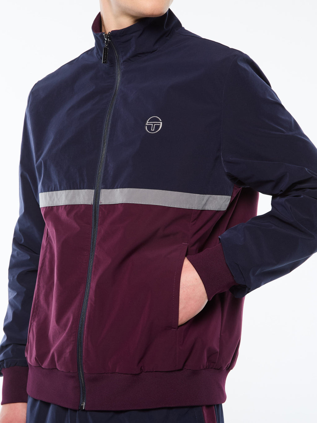 Portico Track Jacket- Maritime Blue