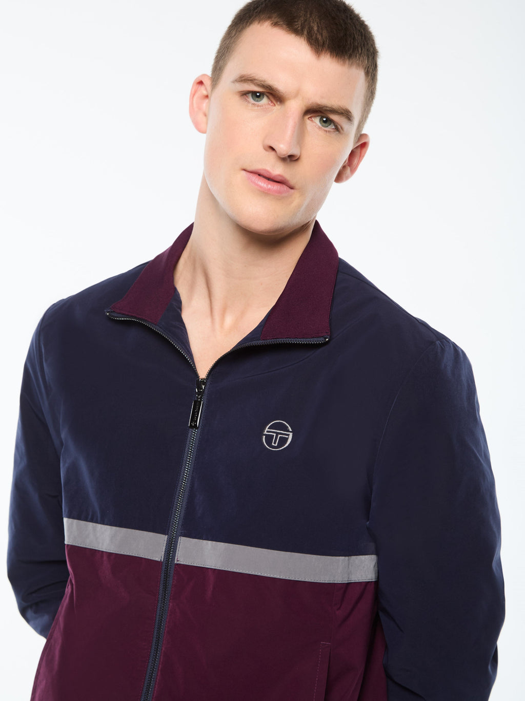 Portico Track Jacket- Maritime Blue