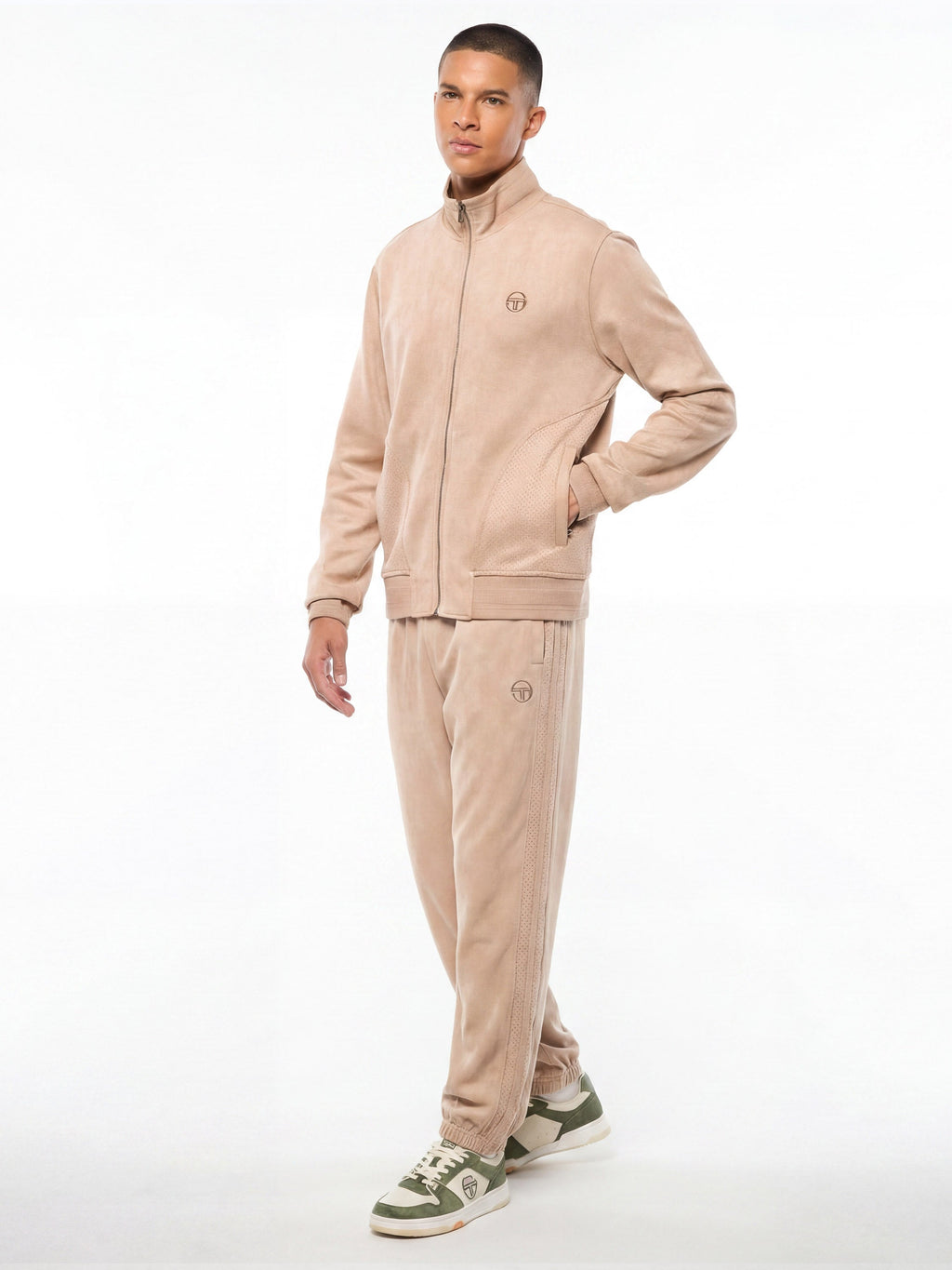 Camoscio Track Pant- Humus