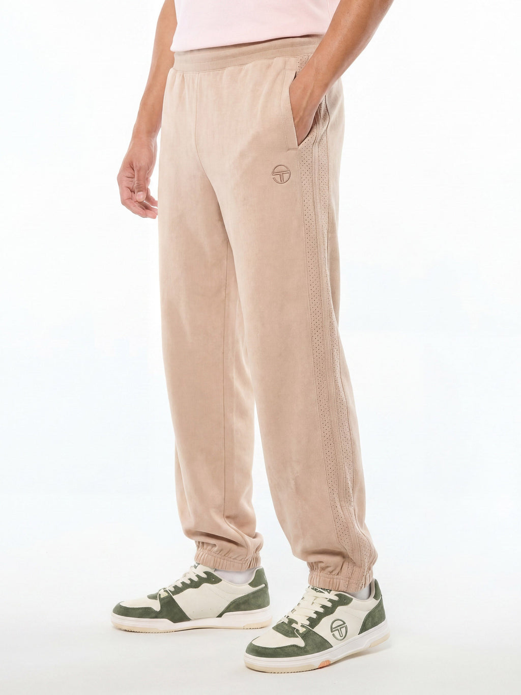 Camoscio Track Pant- Humus