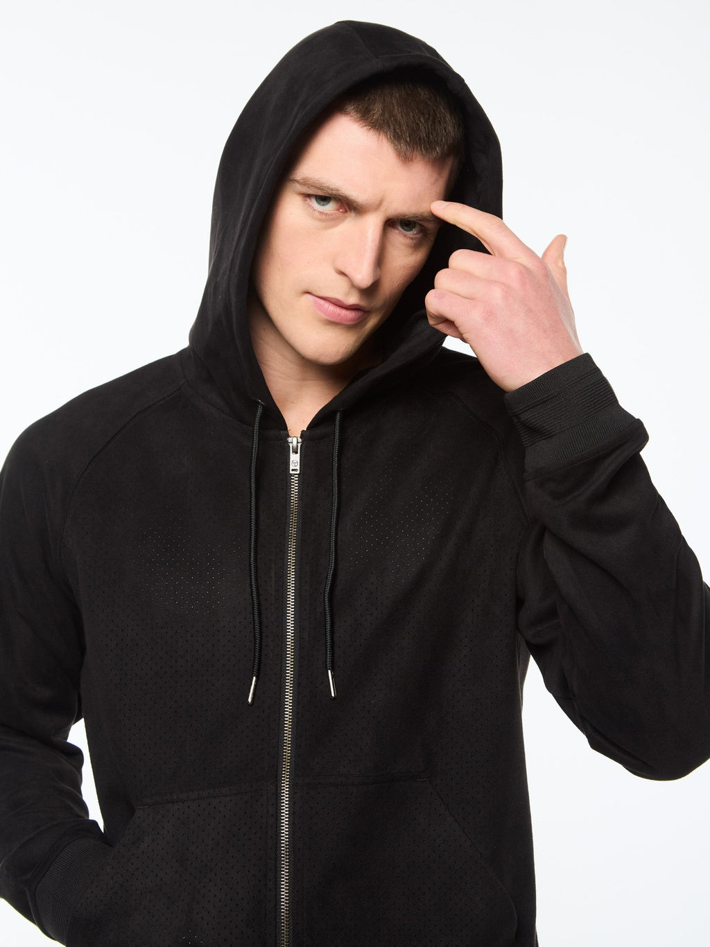 Camoscio Hoodie- Black Beauty