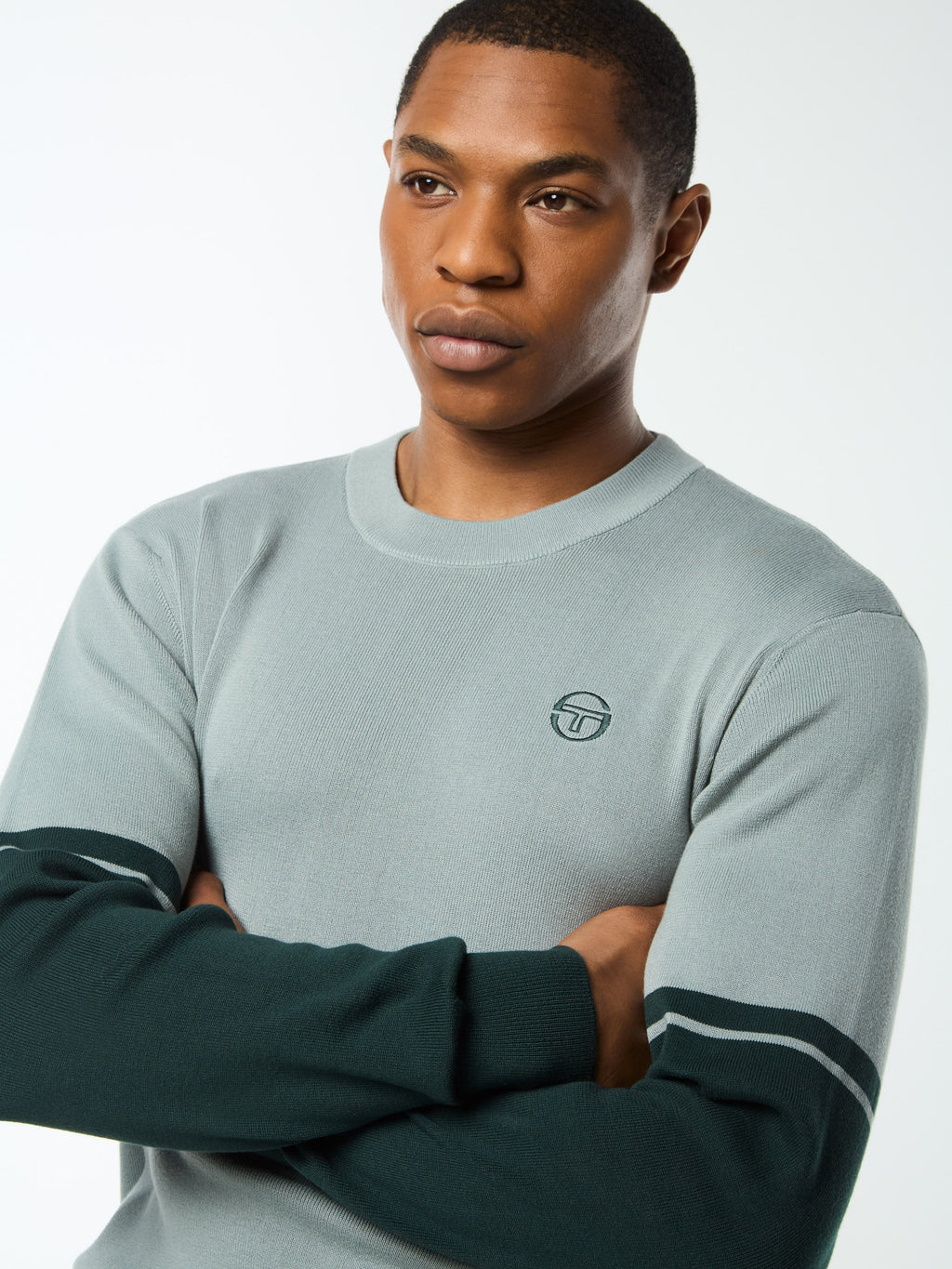 Giovane Crewneck- Slate Gray