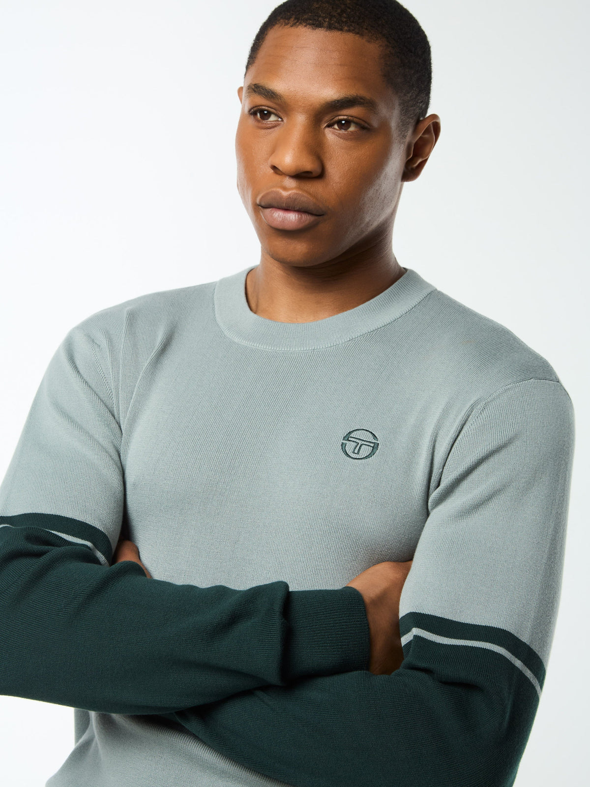 Giovane Crewneck- Slate Gray