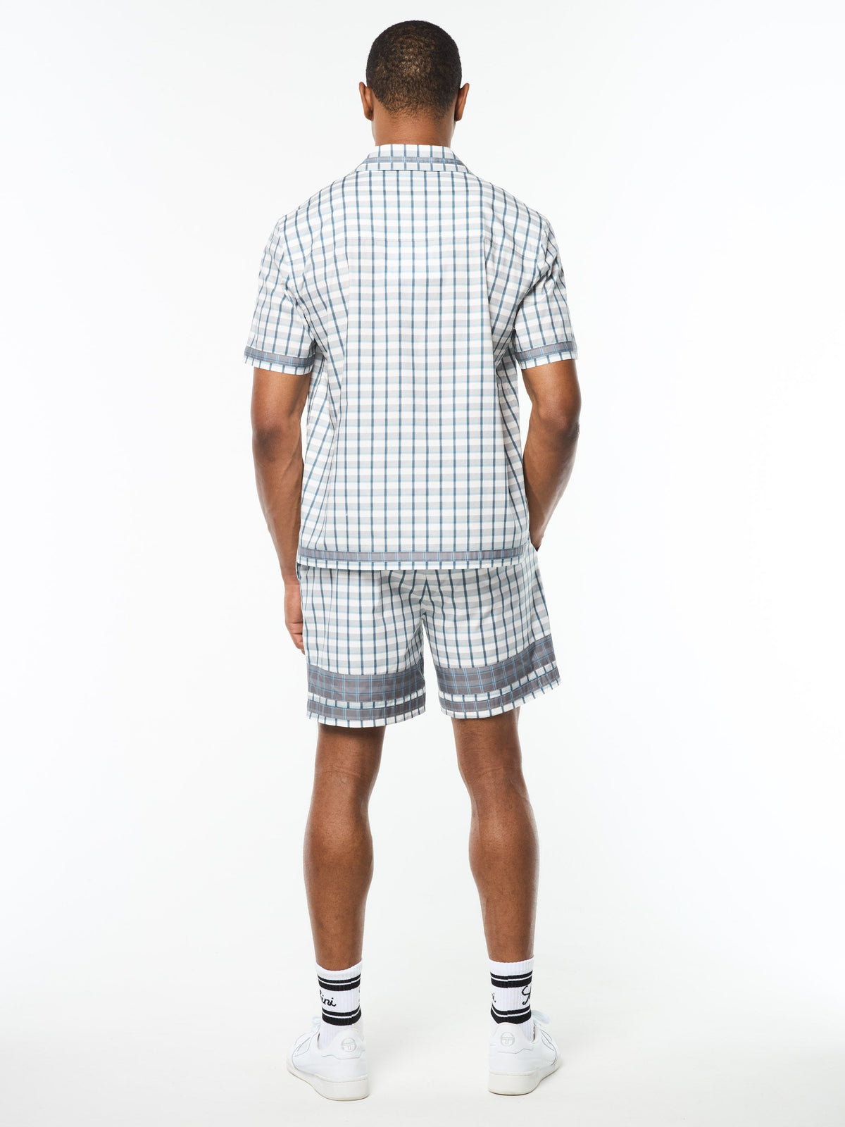 Quadretto Cabana Shirt- Brilliant White