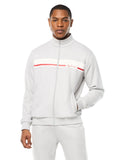 Cursivo Track Jacket- Quiet Grey