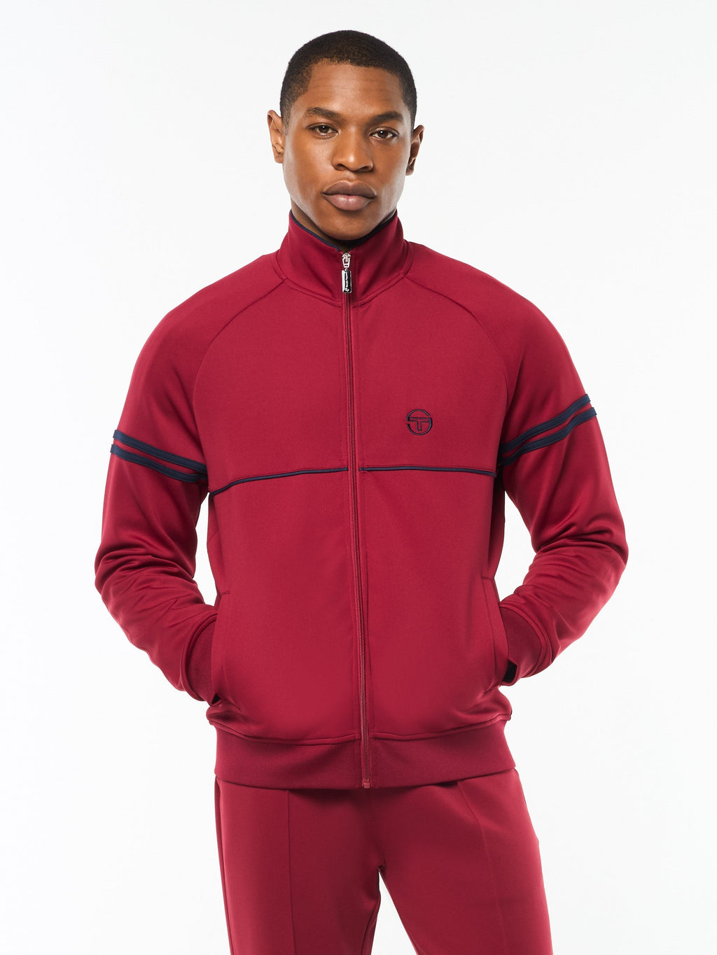 Orion Track Jacket- Rhubarb