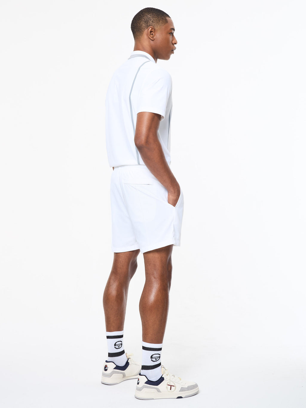 Campo Court Short- Brilliant White