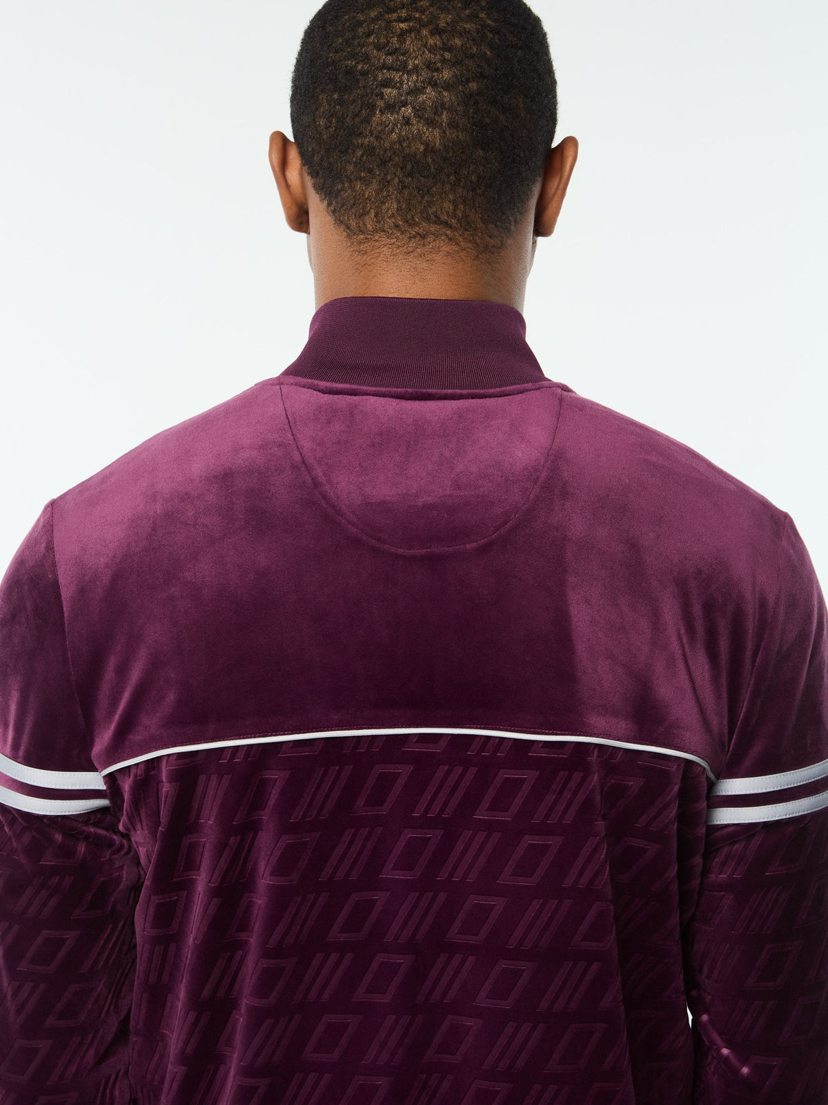 Bandiera Track Jacket- Potent Purple