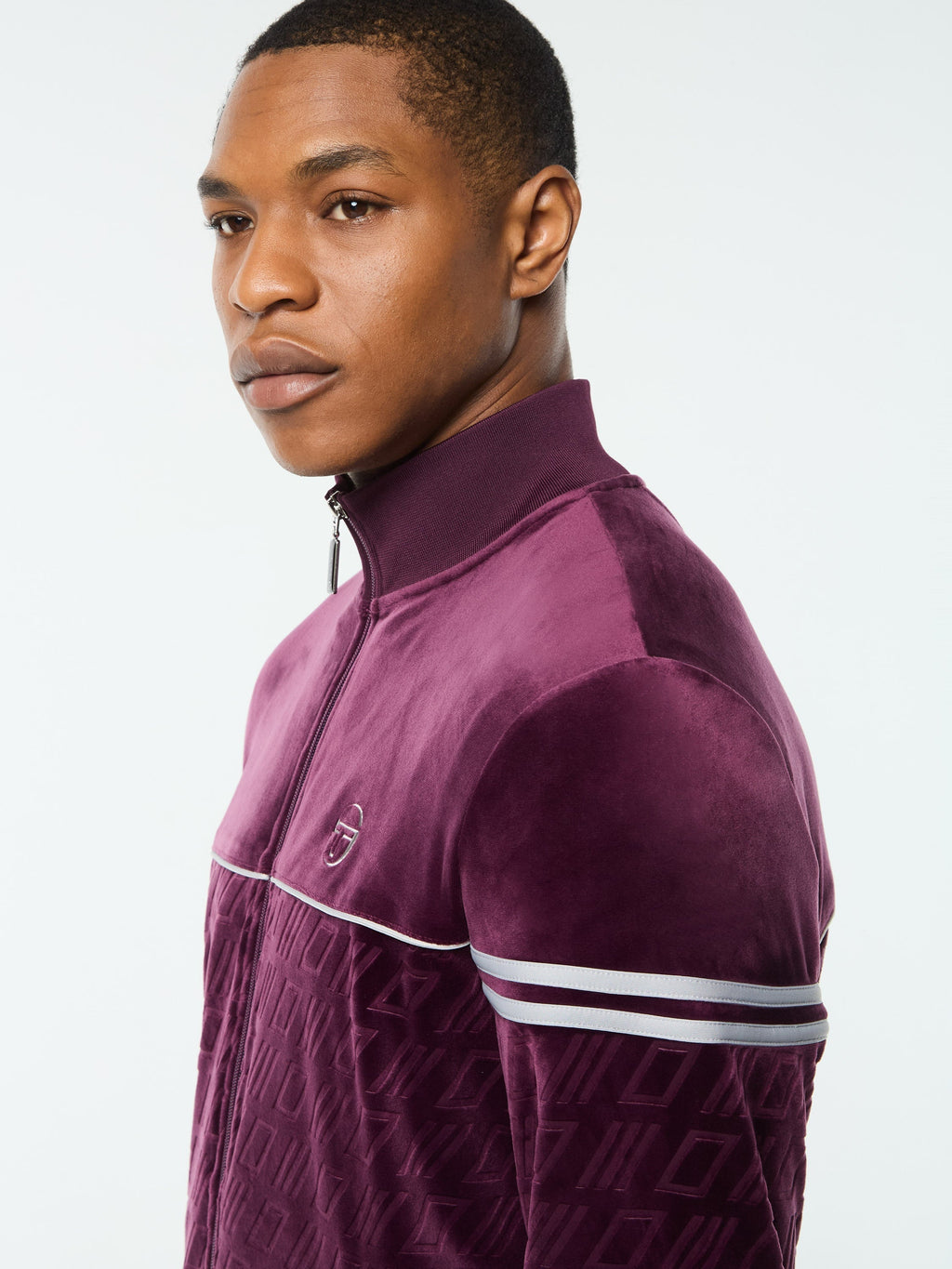 Bandiera Track Jacket- Potent Purple