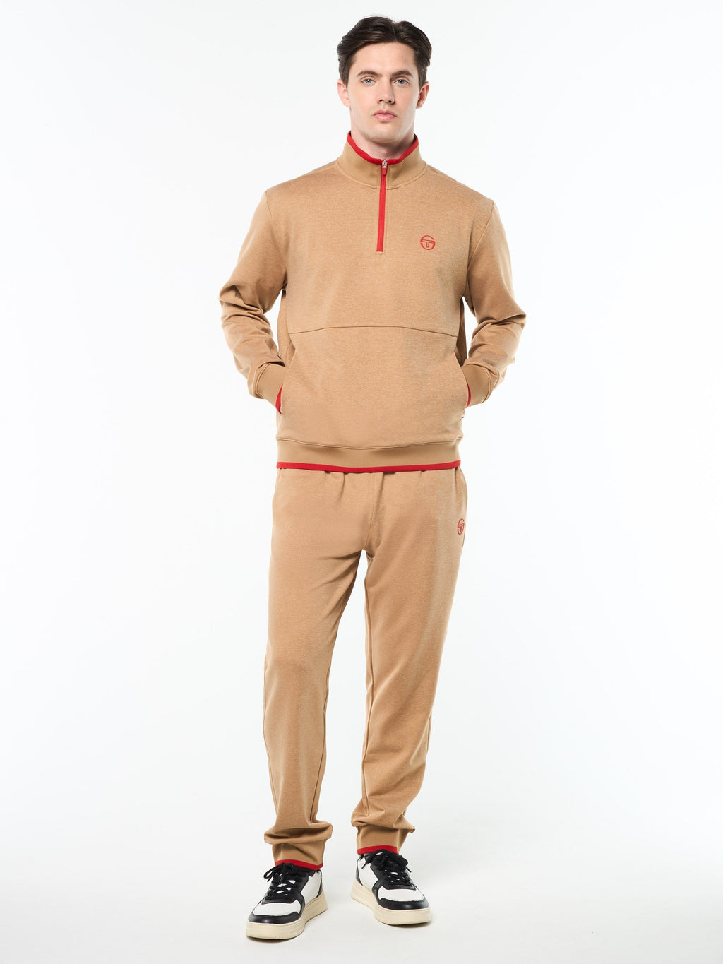 Nuvola Quarter Zip- Bronze Brown