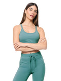 Silvia Sports Bra- Duck Green