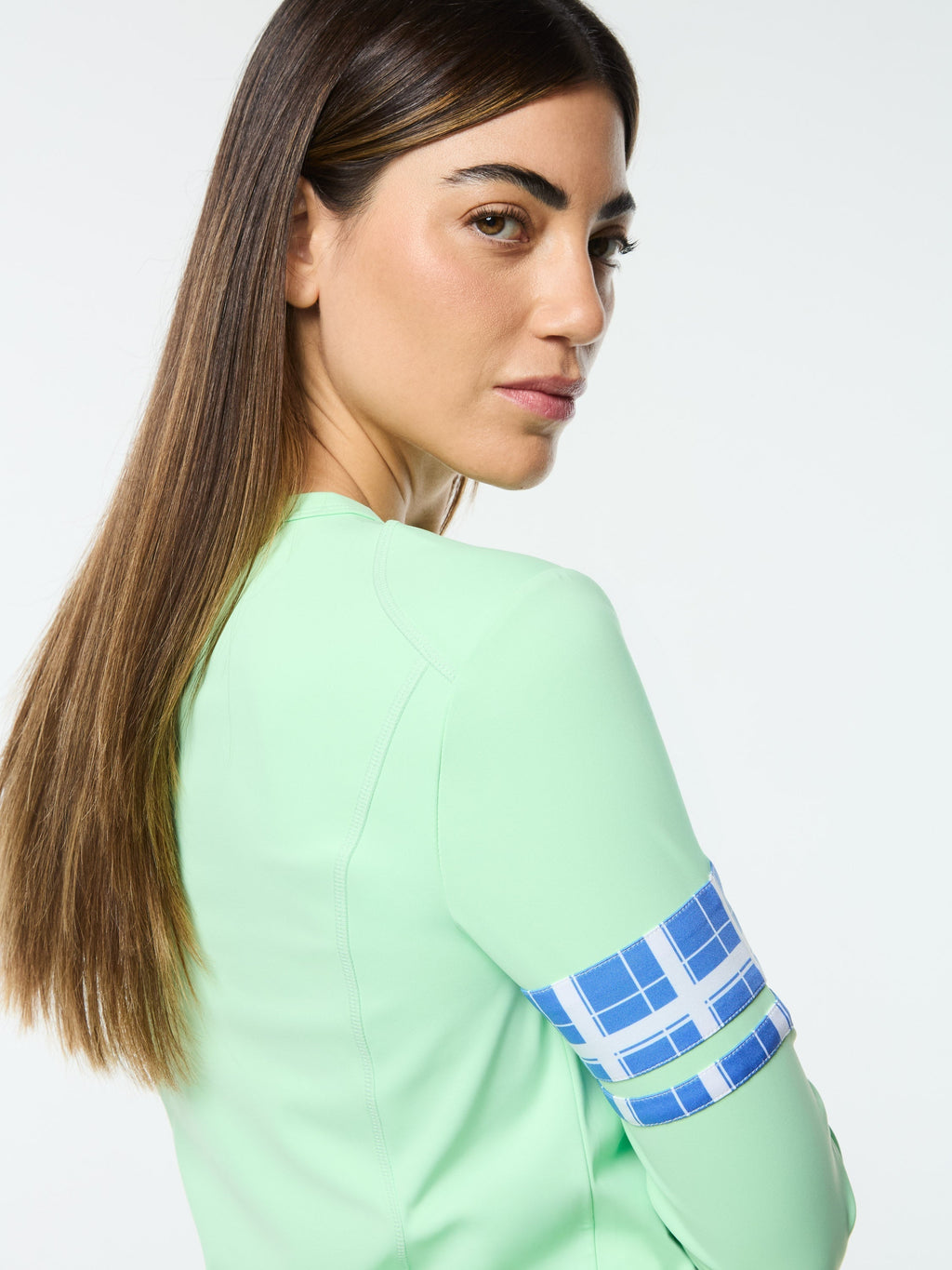 Lara Contour Jacket- Green Ash