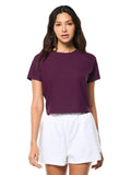 Eva Cropped Top- Potent Purple