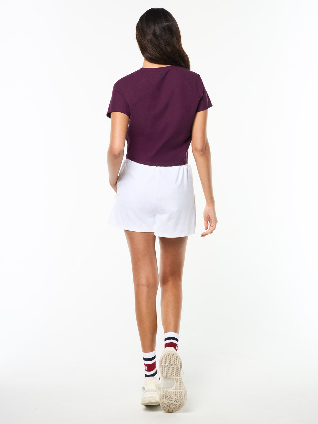 Eva Cropped Top- Potent Purple