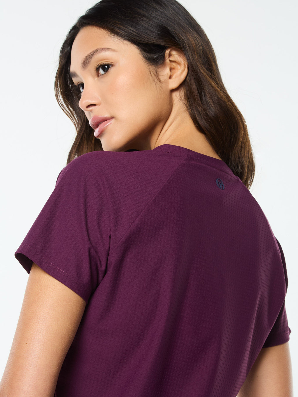 Eva Cropped Top- Potent Purple