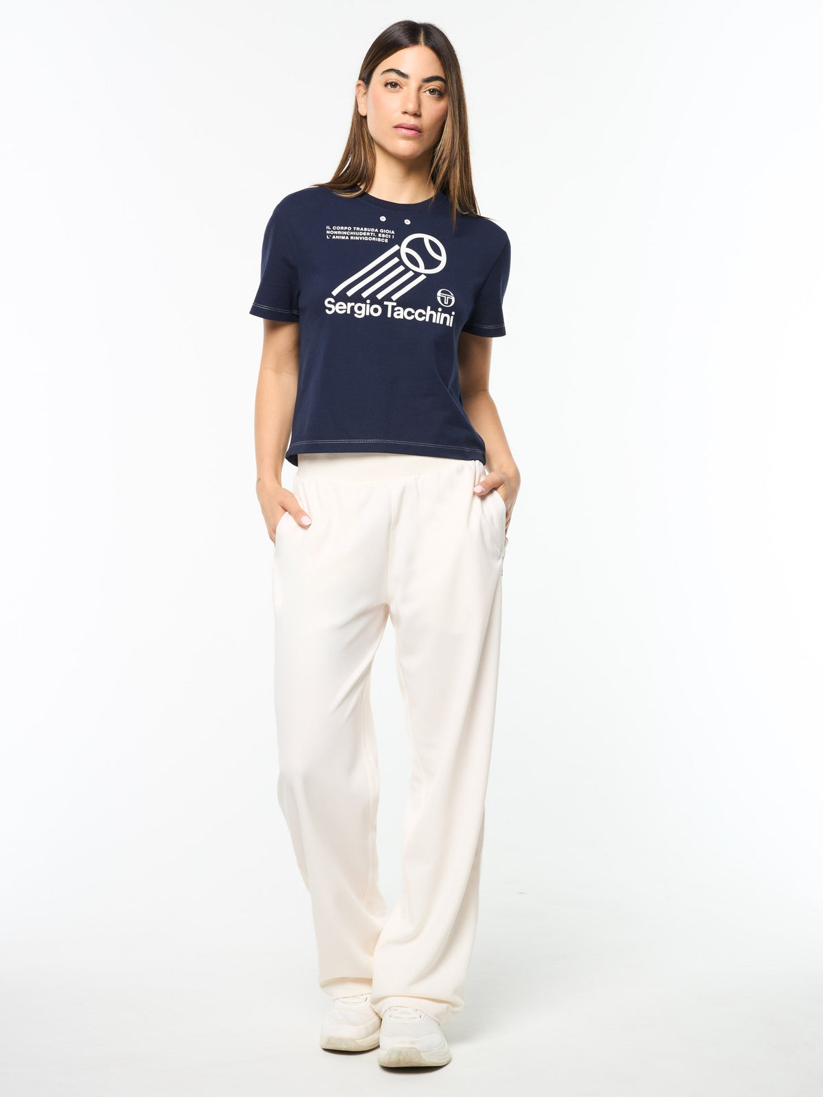 Nera Boxy Tee- Maritime Blue