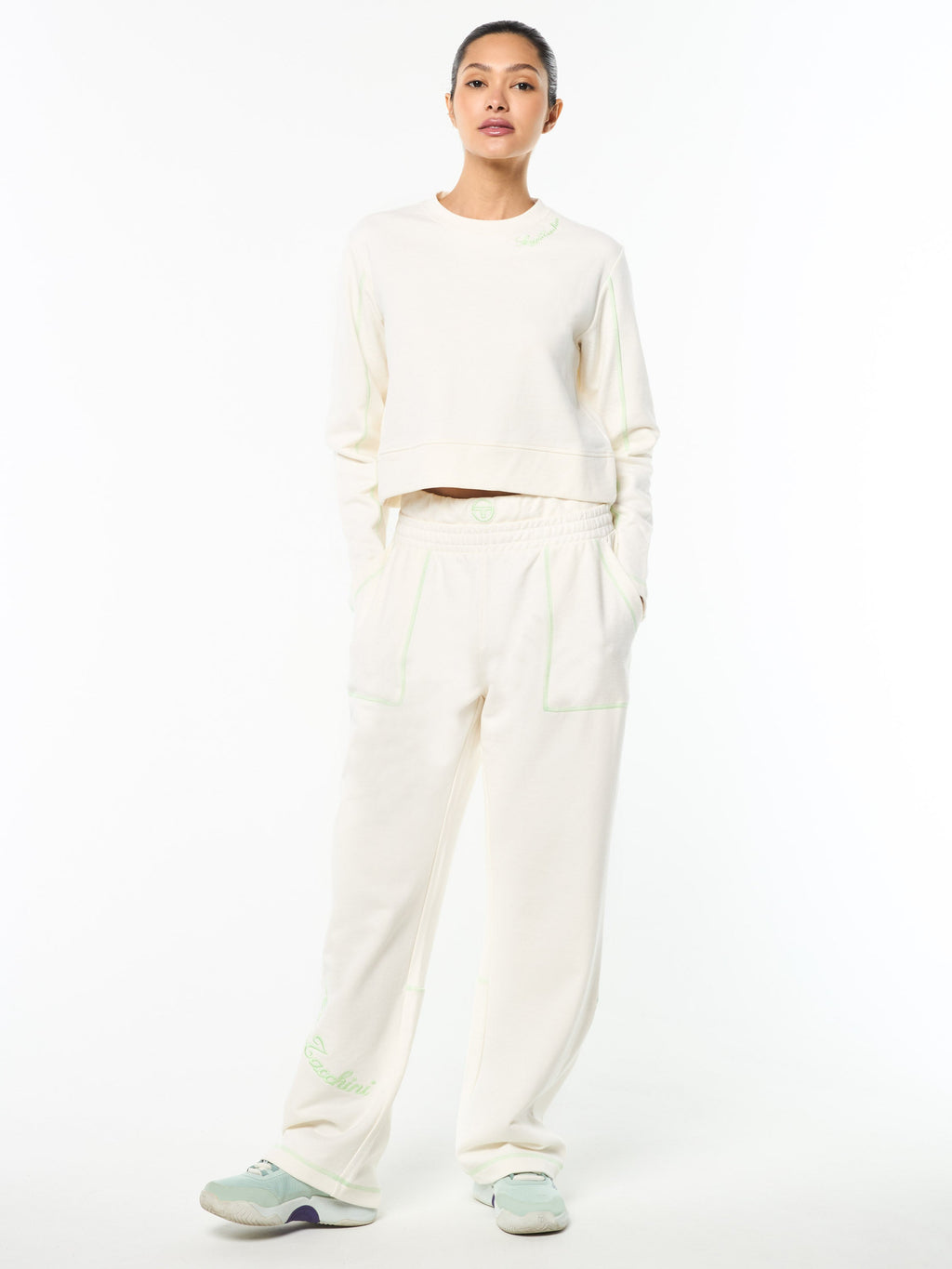 Greta Crewneck- Gardenia