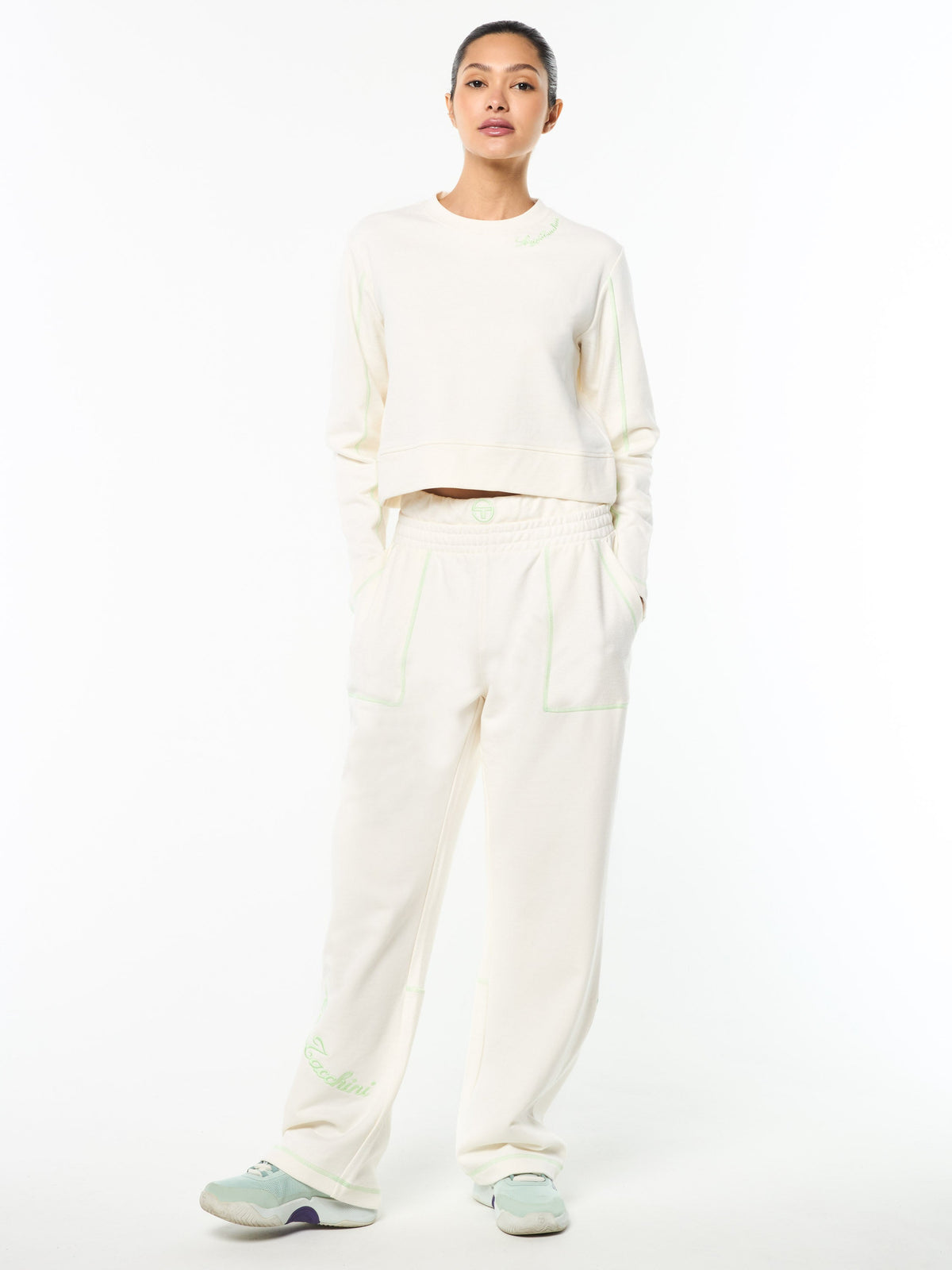 Greta Crewneck- Gardenia