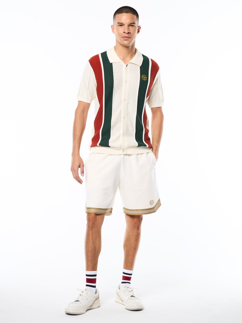 Montell Knit Polo-Gardenia