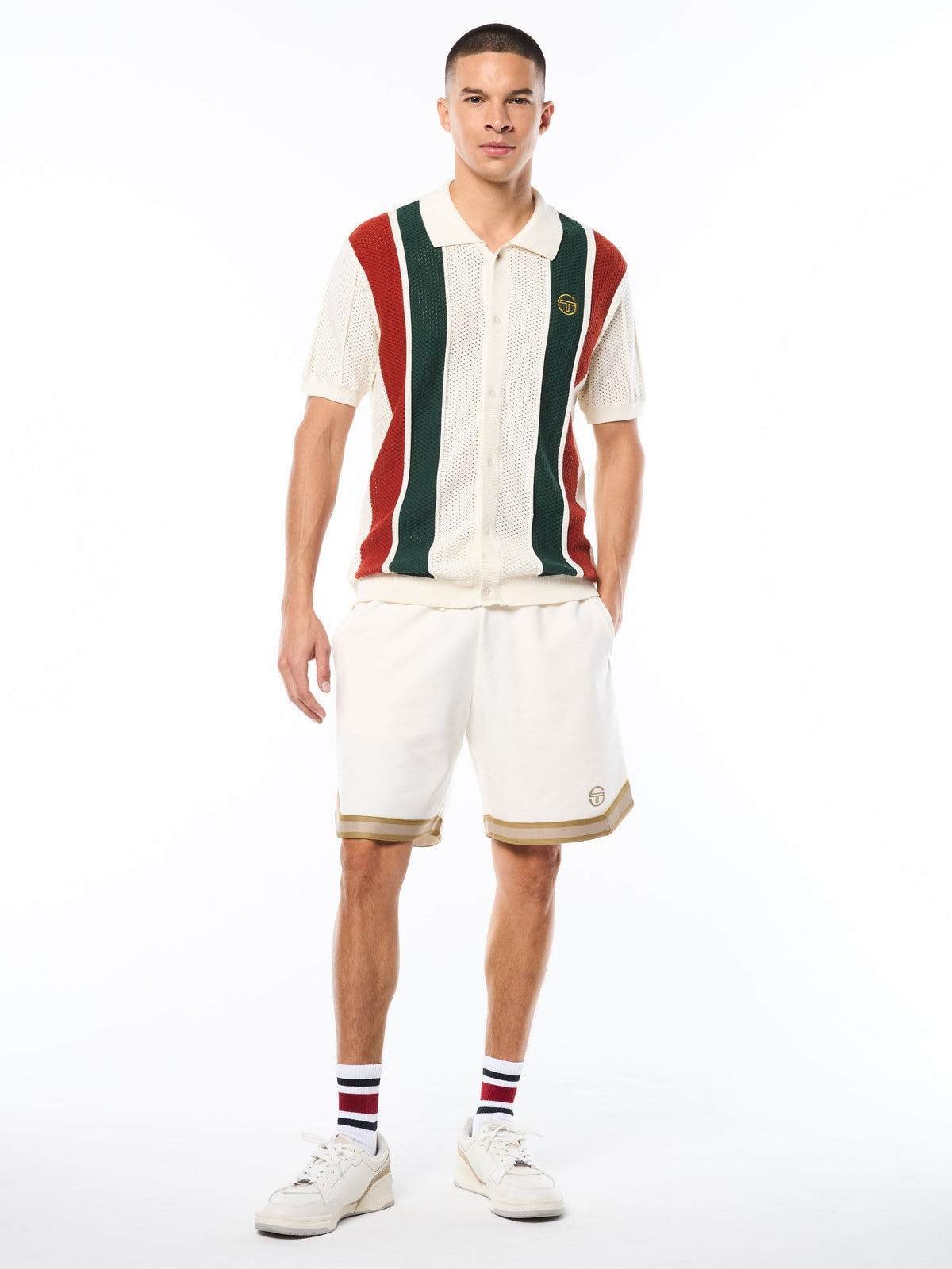 Montell Knit Polo-Gardenia