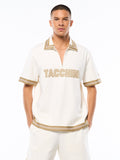 Tito Short Sleeve Polo-Gardenia
