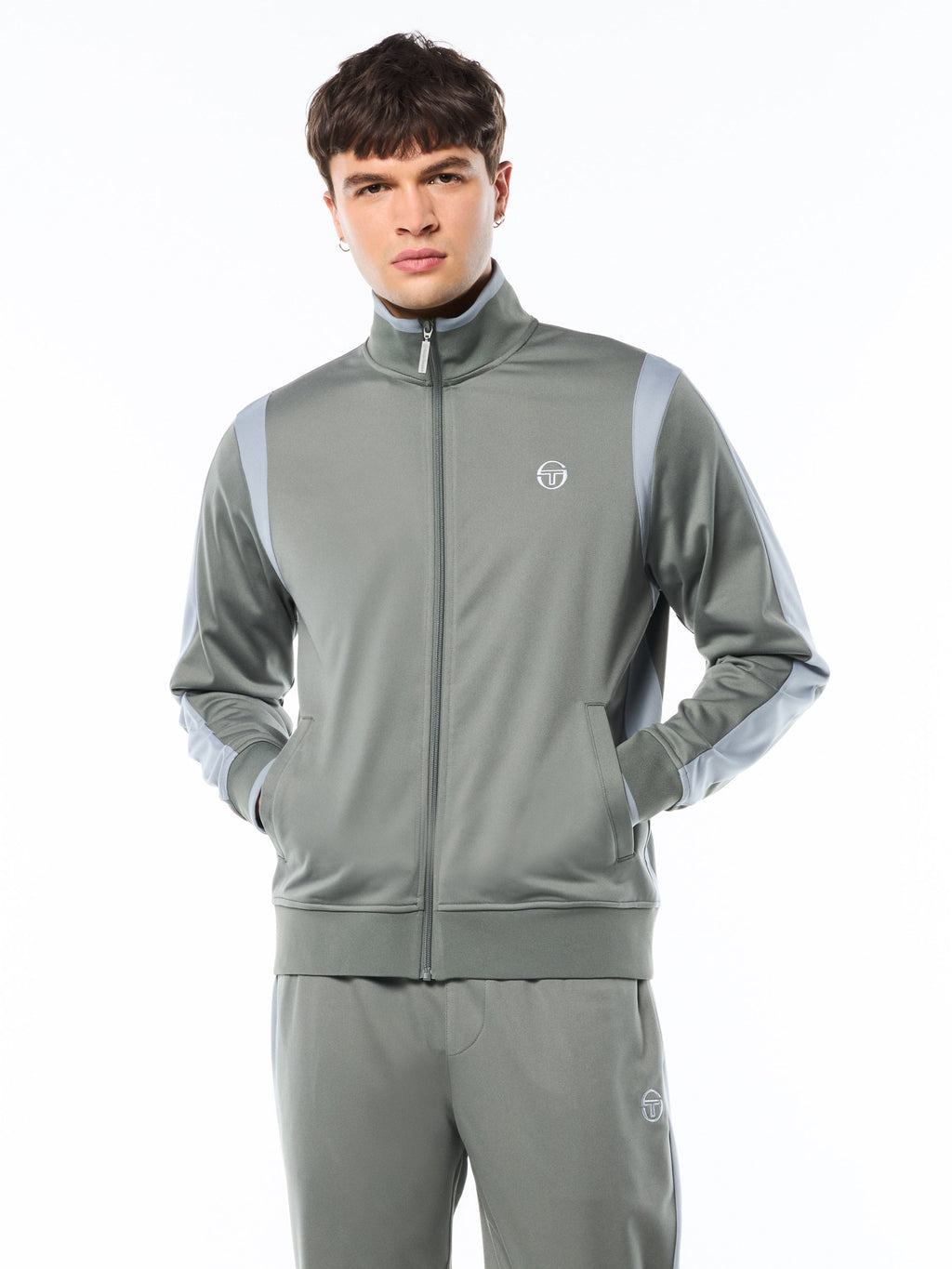 Massimo Track Jacket-Agave Green