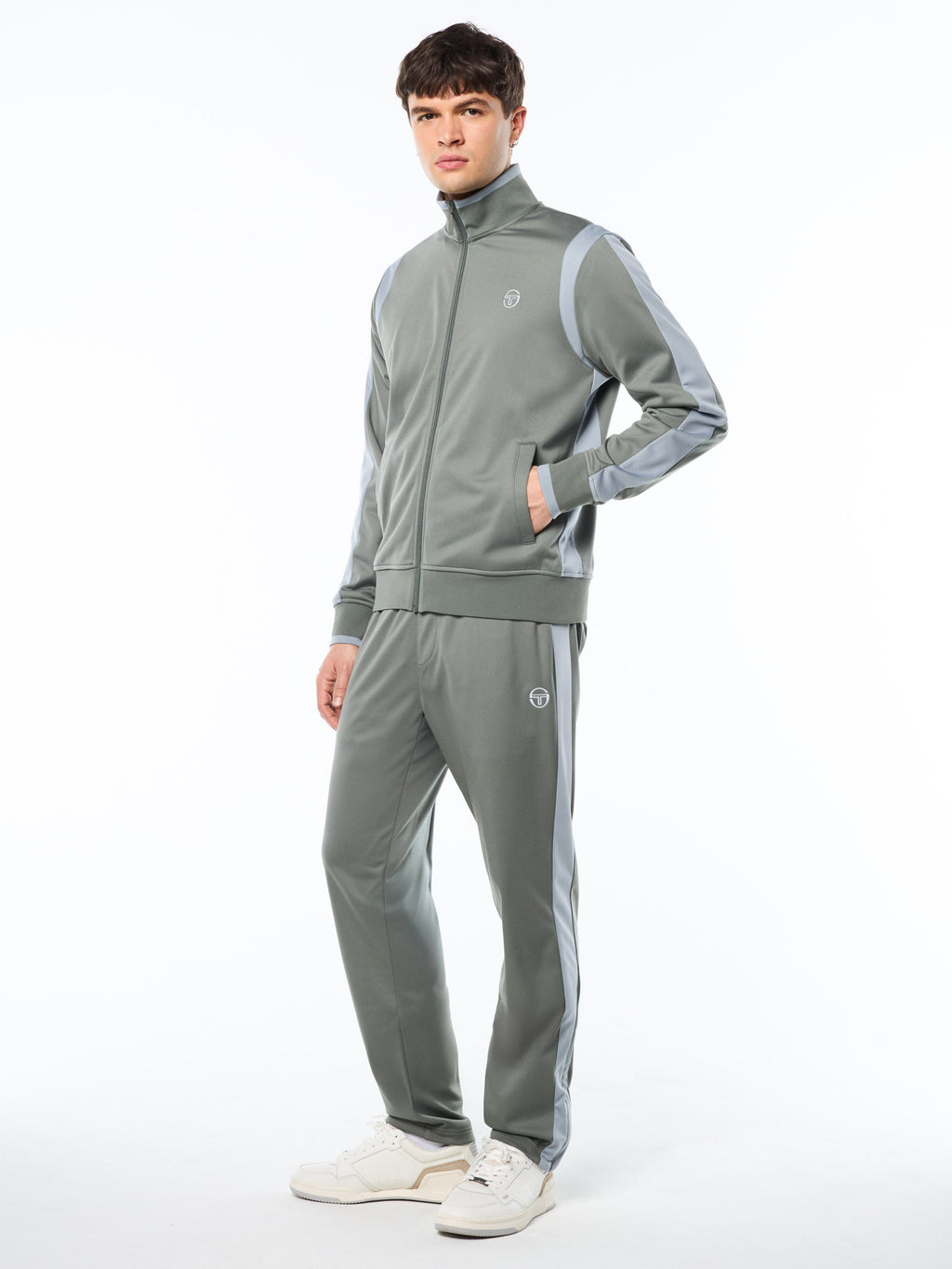 Massimo Track Jacket-Agave Green