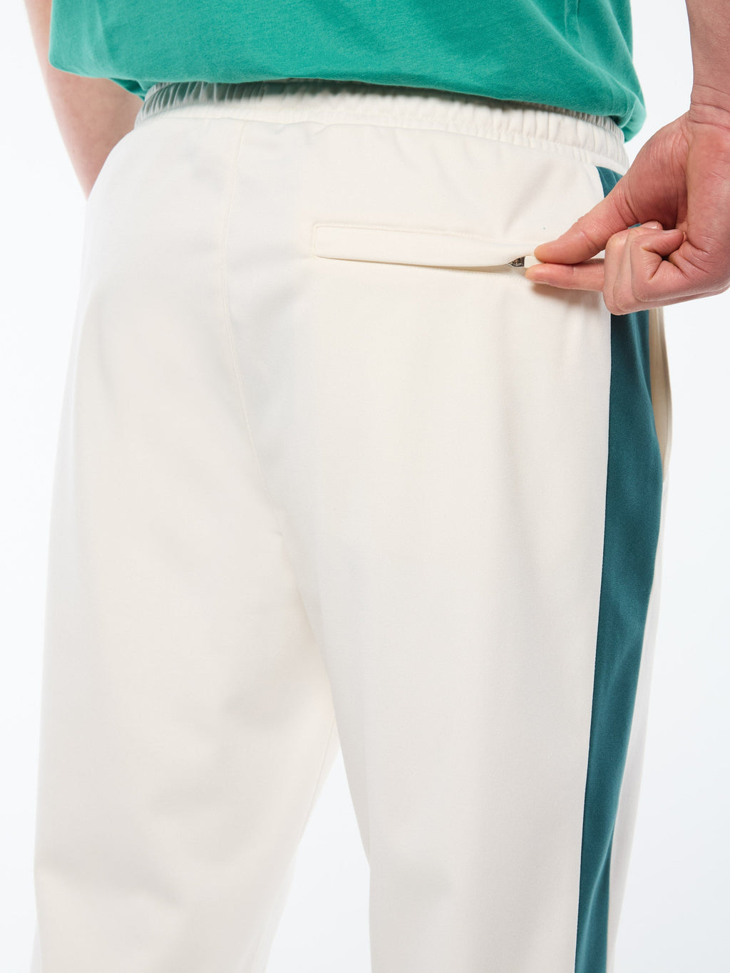 Massimo Track Pant-Gardenia