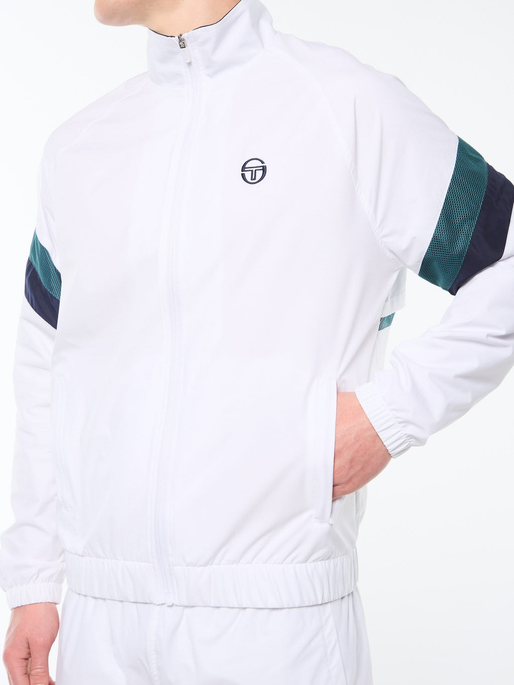 Ventilato Track Jacket-Brilliant White