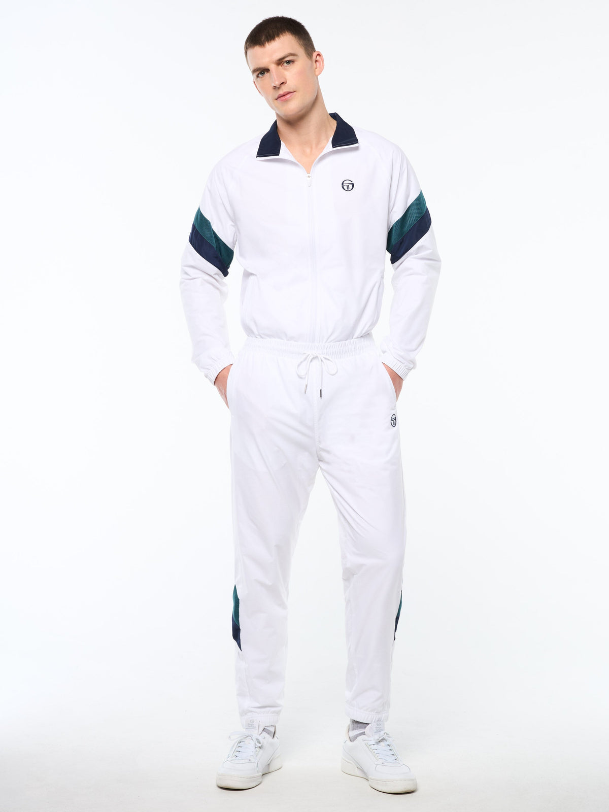 Ventilato Track Pant-Brilliant White