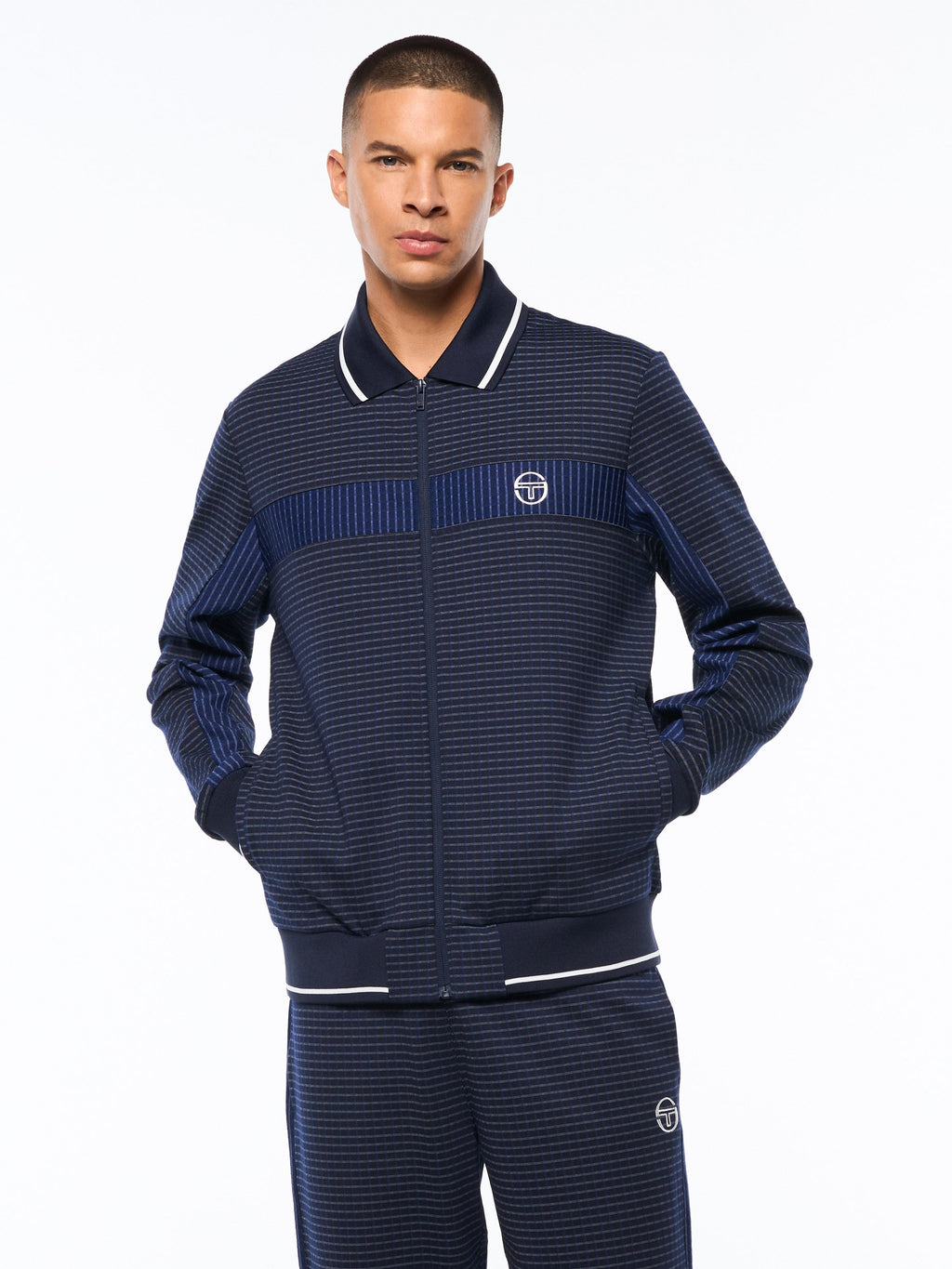 Rete Track Jacket-Maritime Blue