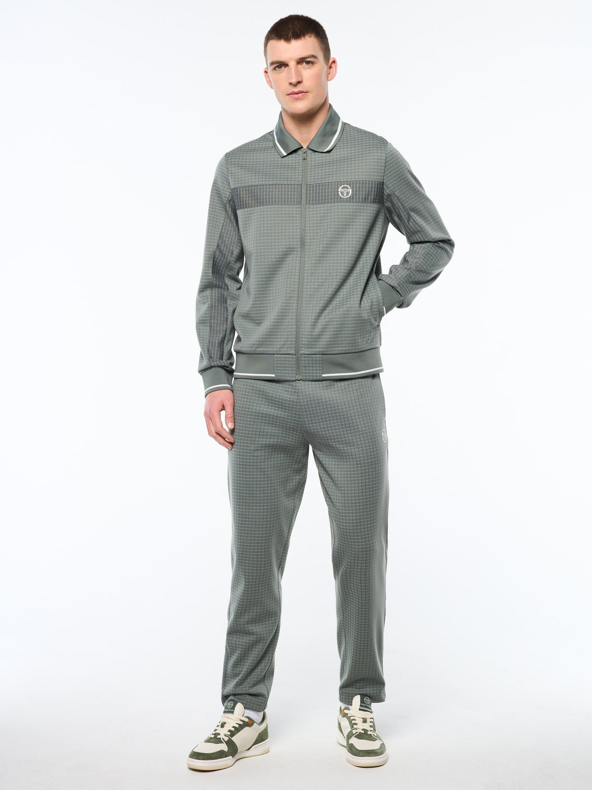 Rete Track Jacket-Agave Green