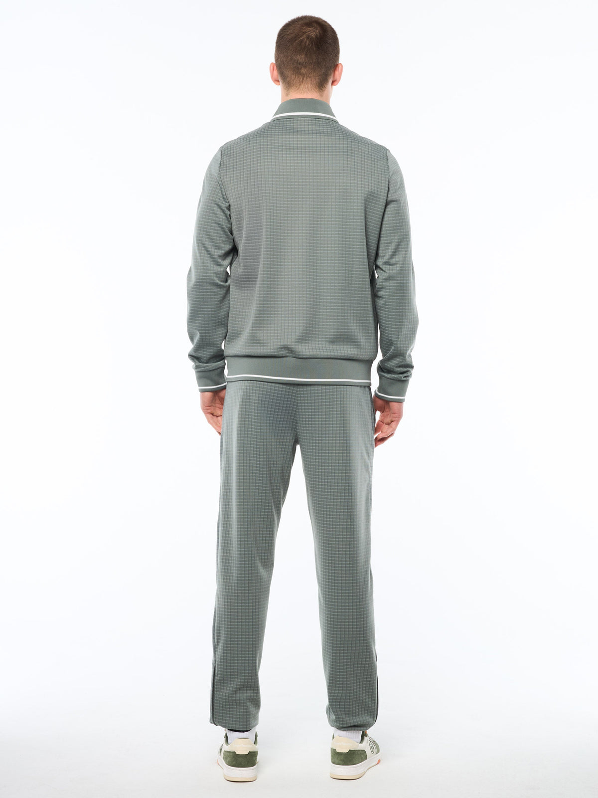 Rete Track Jacket-Agave Green