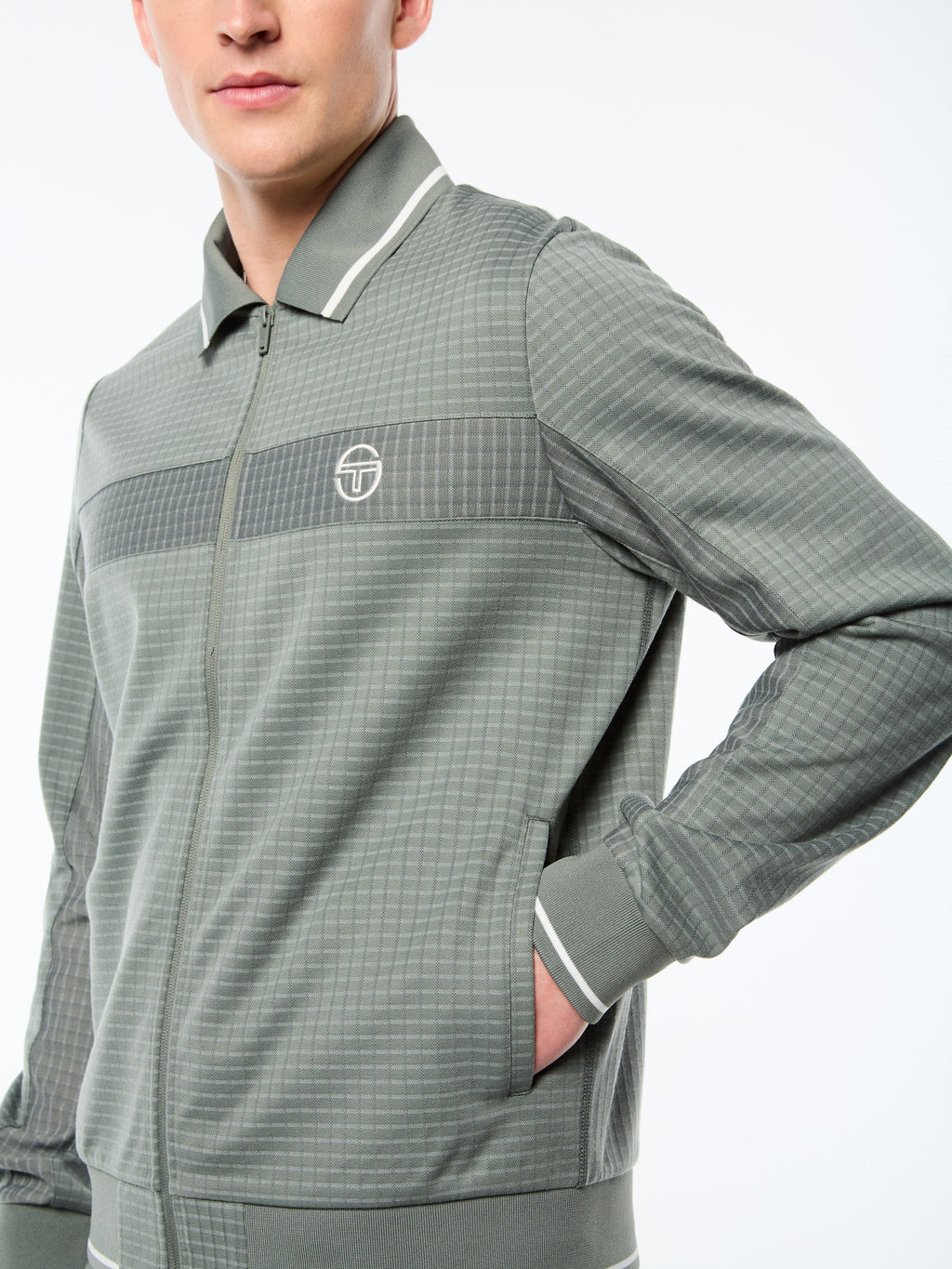 Rete Track Jacket-Agave Green