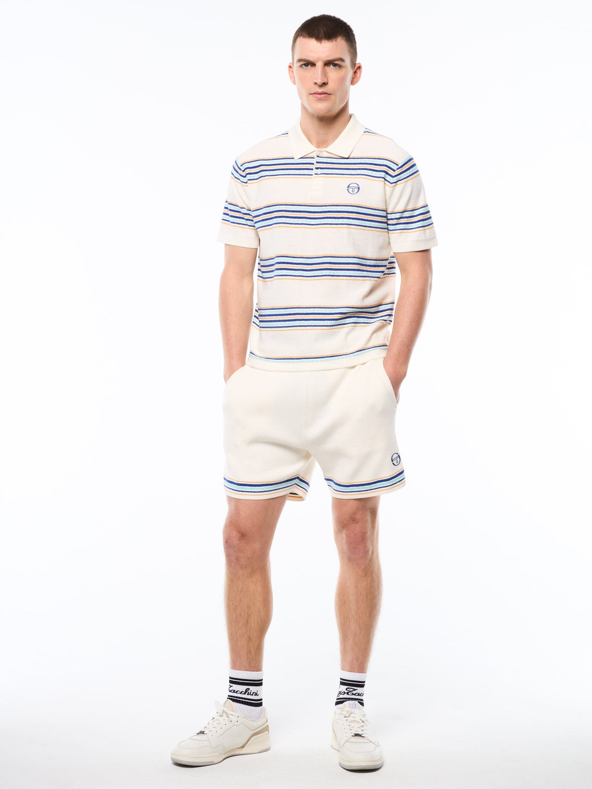 Fausto Sweater Polo-Gardenia