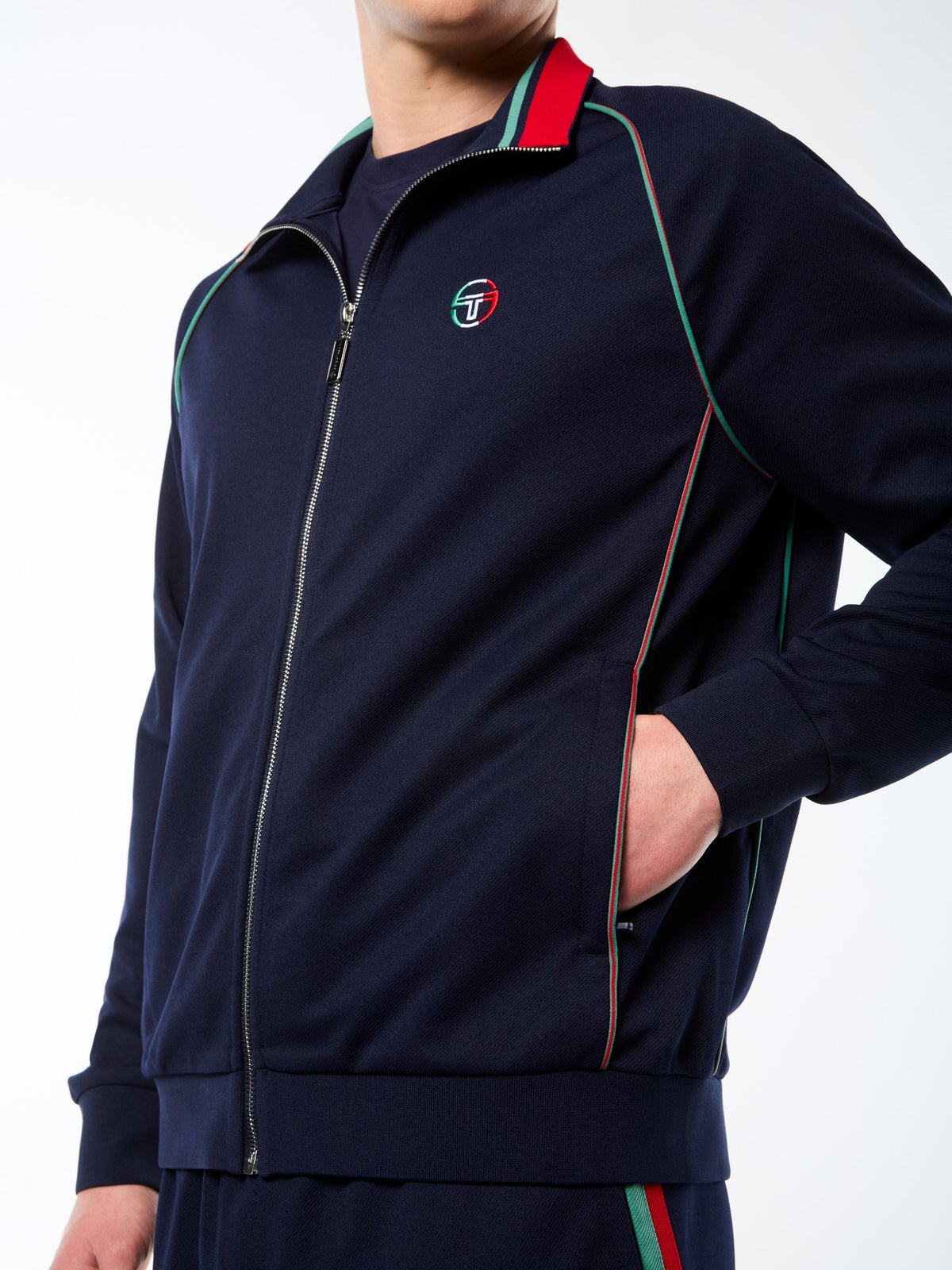Eredita Track Jacket-Maritime Blue