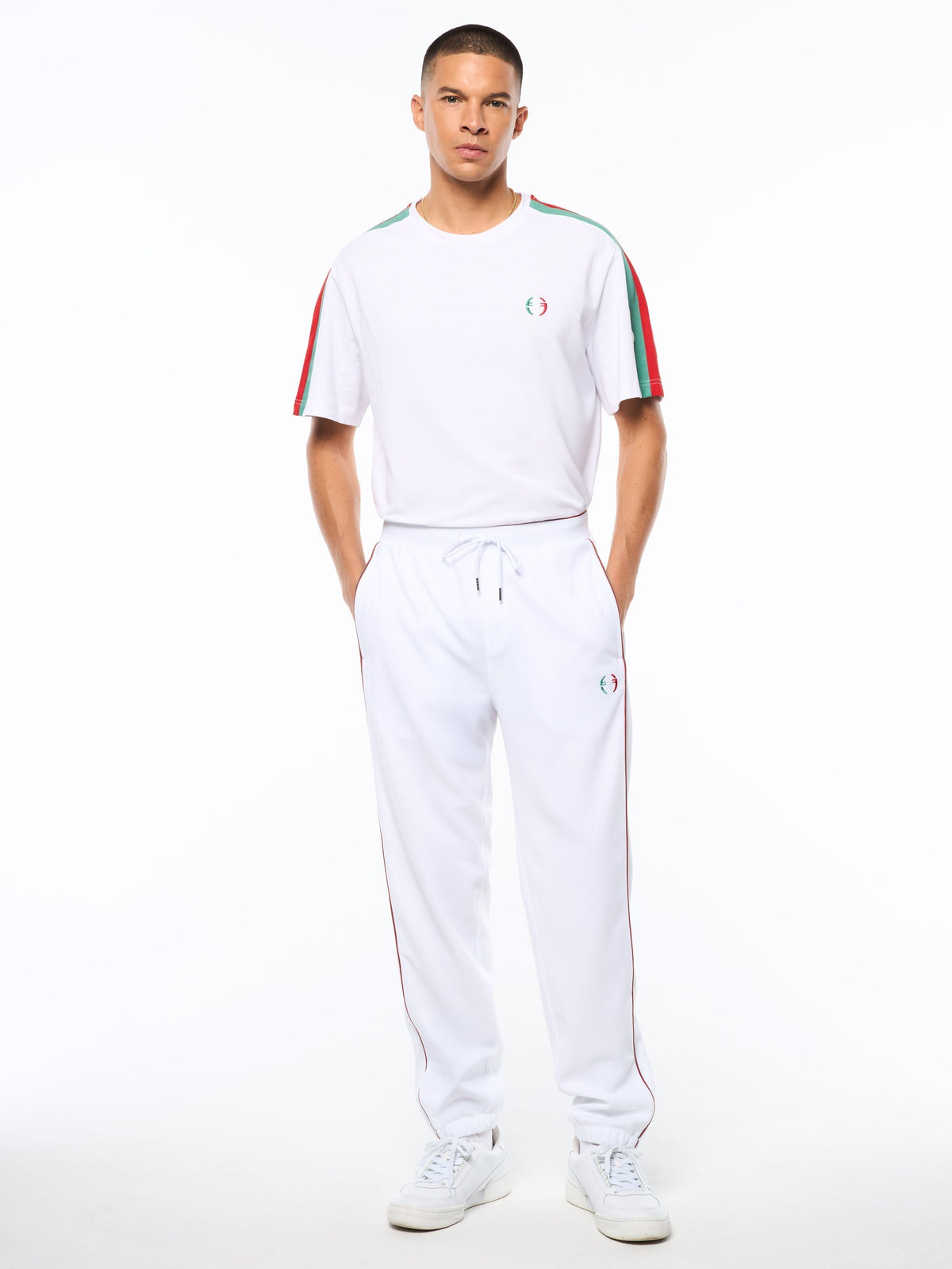 Eredita Track Pant-Brilliant White