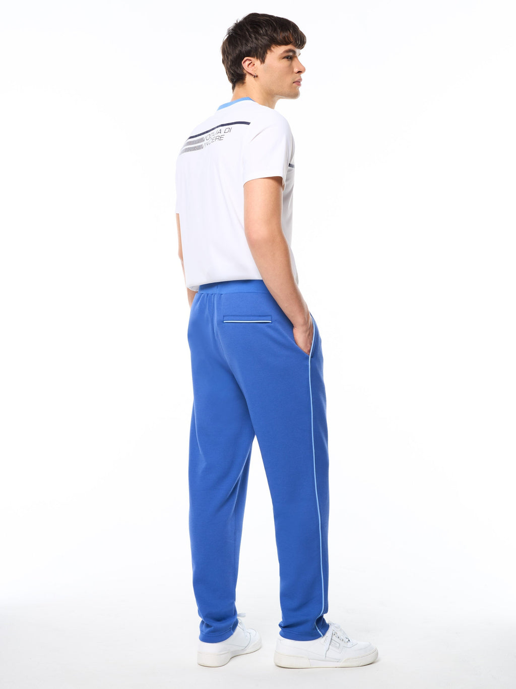 Piano Track Pant-Deep Ultramarine
