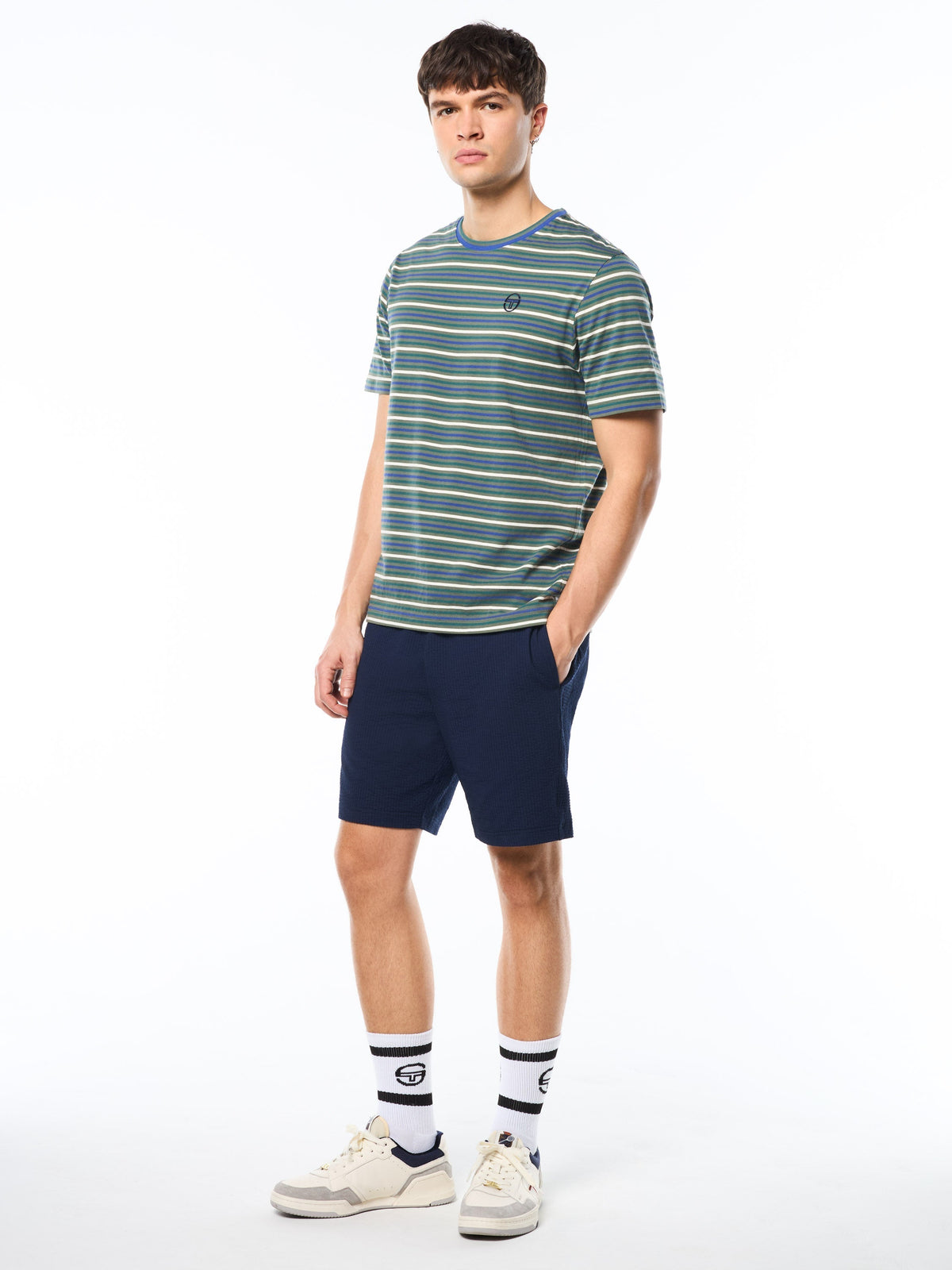 Piano T-Shirt-Agave Green