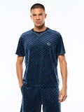 Obliquo Velour T-Shirt-Key Largo