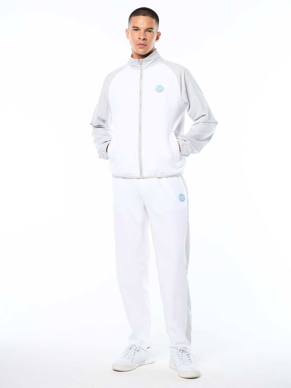 Racchetto Track Jacket-Brilliant White